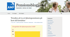 Desktop Screenshot of pensionsbloggen.se